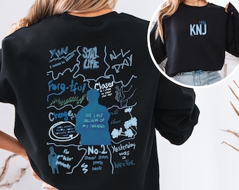 Oversized Graphic Tee – indigo
