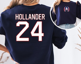 Hollanov Oversize sweatshirt - hollanov sweatshirt - stupid canadian wolfbird - hockey tomance shirt