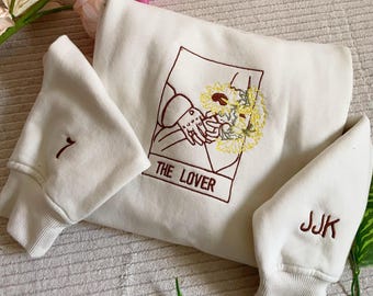 Embroidery oversize sweatshirt -Jk