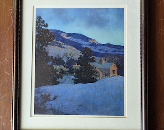 Maxfield Parrish "Peace of Evening" 1953 Brown & Bigelow Salesman's Sample Calendar (Near Mint Condition)