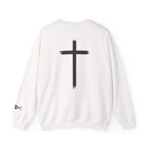 Faith-Inspired Unisex Crewneck Sweatshirt, Christian Apparel, Cozy Sweatshirt, Gift for Believers, Casual Wear, Spiritual Fashion