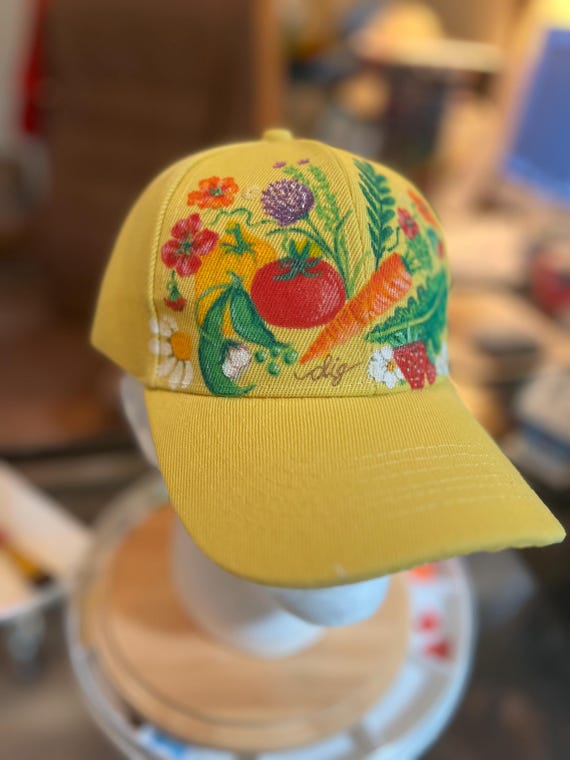 Hand Painted Vegetables and Flowers on Soft Velcro  display picture 2