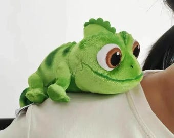 New Pascal Rapunzel Chameleon Plush Dolls 15cm Stuffed Animals Shoulder Plush Toys Kids Gifts