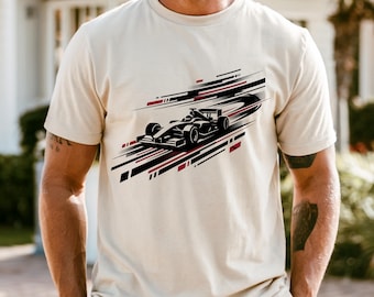 Formula Racing Car Shirt, Open Wheel Motorsport Tee, Speed Line Graphic, Race Weekend Outfit, Grand Prix Fan Gift, Unisex Comfort Colors Tee