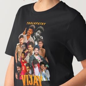 THALApatie Vijay T-Shirt, Vijay Grafik-T-Shirt, Halsapathie-Fan-T-Shirt, Vijay-T-Shirt, tamilisches Film-T-Shirt, Unisex T-Shirt, Vijay Fans T-Shirt