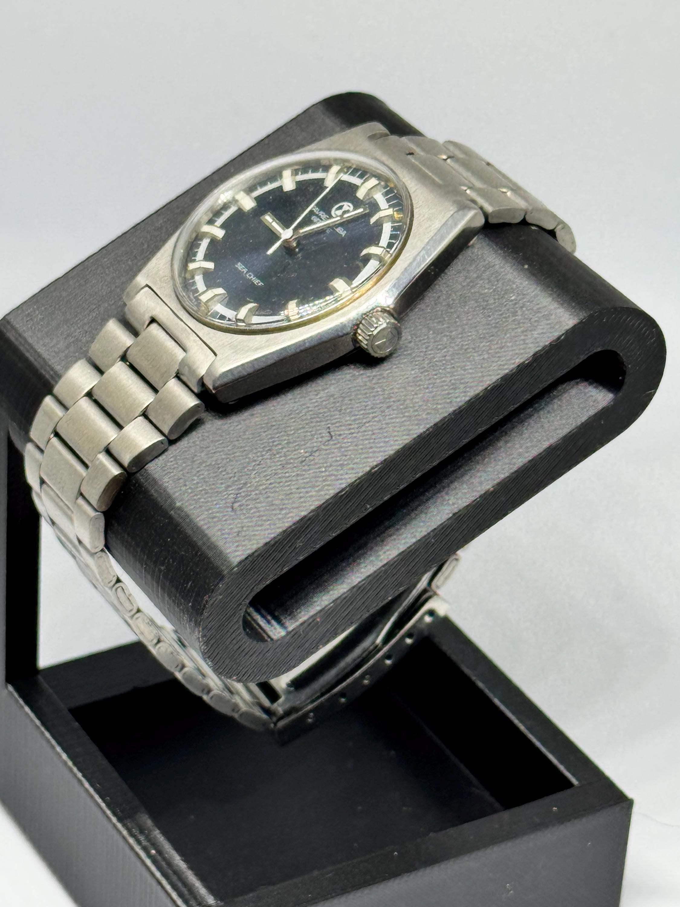 ヴィンテージ FAVRE-LEUBA 手巻き時計 ブラック メンズ腕時計