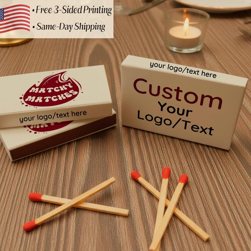 Custom Matchboxes - Etsy