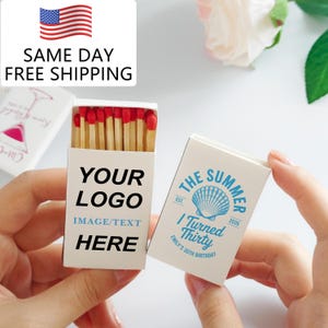 Personalized Logo Matches, Custom Match Boxes & Matchbooks, Bulk Promotional Matches, Wedding or Corporate Event Favors