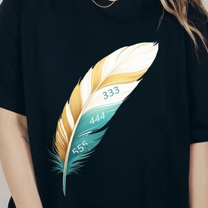 Manifest Angel Number T-Shirt: Law of Attraction Spiritual Tee