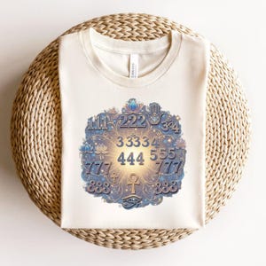 Manifest Angel Number T-Shirt: Law of Attraction Spiritual Tee