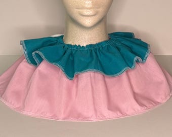 Detachable Clown Collar, Adjustable Cosplay Clown Collar, Adult Circus Clown Collar, Pierrot Collar, Halloween Cosplay Collar.