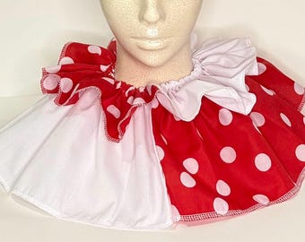 Detachable Clown Collar, Adjustable Cosplay Clown Collar, Adult Circus Clown Collar, Pierrot Collar, Halloween Cosplay Collar.