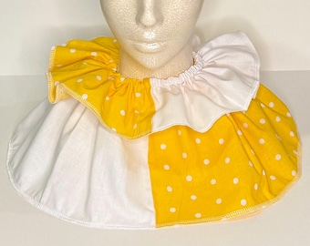 Detachable Clown Collar, Adjustable Cosplay Clown Collar, Adult Circus Clown Collar, Pierrot Collar, Halloween Cosplay Collar.