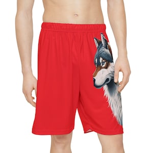 Edgy Anime Art Men&#39;s Sports Shorts: Gamer Workout Beachwear