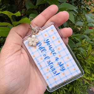 You're a sky full of stars! - Coldplay'' Lyrics Quote Acrylic Keychain Back To School Backpack Bag Charm Party Favor Best Friends Gift