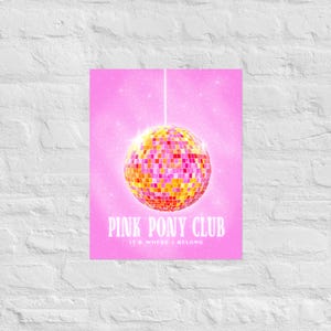 Pink Pony Club Poster