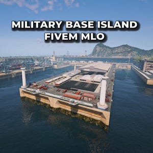 fiveM |Military Base Island | Roleplay| Mlo | Highly Optimized | High Quality |Free Mansion Pack