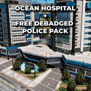 fiveM |Ocean Hospital| Roleplay| Mlo | Highly Optimized | High Quality |Free Police Pack