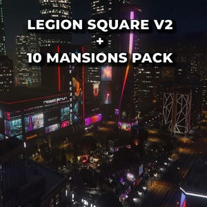 fiveM| Legion Square V2| Roleplay| Mlo | Highly Optimized | High Quality |Free Mansion Pack