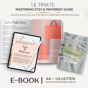 Mastering Etsy & Pinterest Guide, Digital Download, EBook, Marketing Strategies, Online Business Help, Instant Access