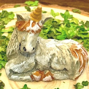 miniature resin unicorn