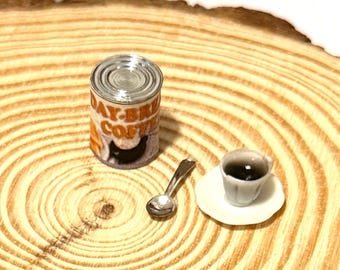 Tazza da caffè e tè natalizia in miniatura per casa delle bambole, in ceramica, 6/12, dipinta, taglia S 16855 - Italia