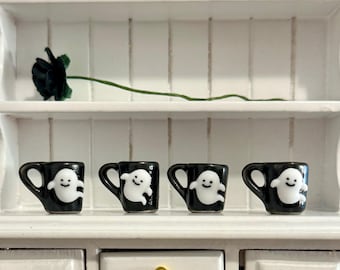 Mug à café fantôme miniature en céramique