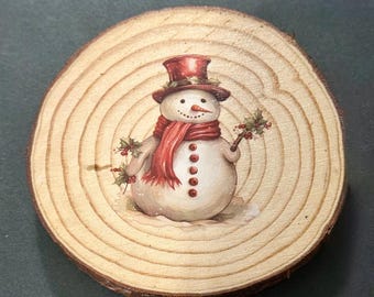 Coaster  set of 4- Vintage Christmas design