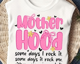Coquette Motherhood PNG: Bow Mothers day Shirt Design (Digital Download)