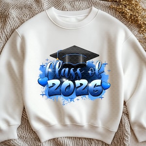 Class of 2026 PNG: Graduation Senior Shirt Design (Digital Download
