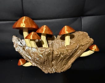 Shiny Mushroom wall mount Planter/Decor!