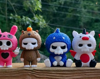Skubbies - 3D Printed Gothic Style Keychains