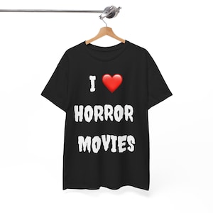 Unisex Horror Movie Tee, Movie Lover Gift, Halloween Shirt, Casual Wear, Graphic T-Shirt, Horror Night Apparel