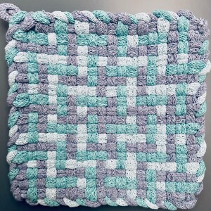 Blue Dream Loomed Pot Holder