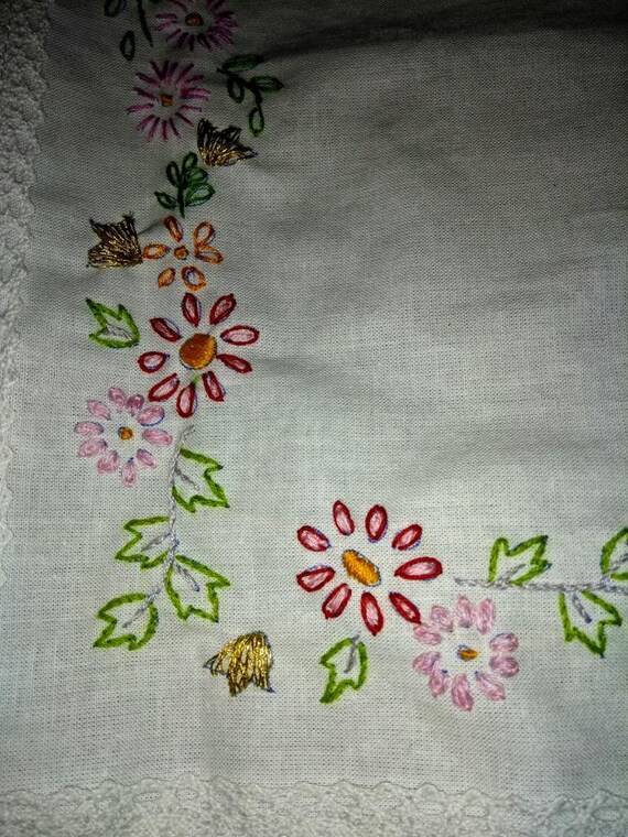 Kit broderie grande nappe point de tige