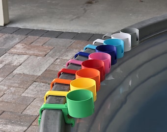 Poly Stock Tank Pool Cup Holder Accessory Solid PETG USA