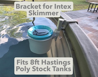 Intex Above Ground Pool Skimmer Bracket for Hastings 8ft Poly Stock Tank