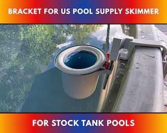 Poly Stock Tank Pool Skimmer Bracket Adapter Fits US Pool Supply