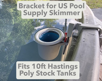 Hastings 10ft Poly Stock Tank Pool Skimmer Bracket Adapter Fits US Pool Supply