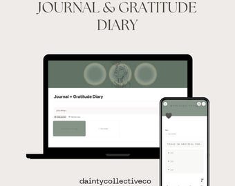 Diario + Diario de gratitud