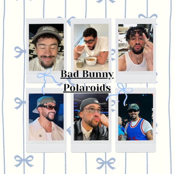 Bad Bunny Polaroids :)