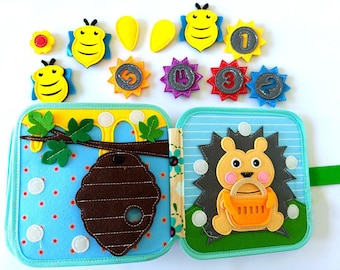 Felt Quiet Book Farm & Nature | Sensory Activity Toy for Kids Age 4+