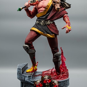 Statua di Zagreus / Figura fan art del gioco Hades ~30 cm / Principe degli Inferi