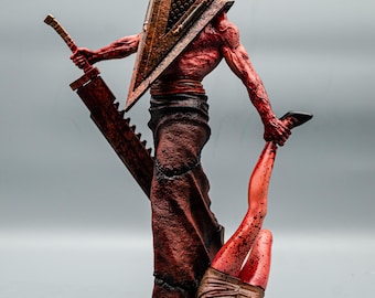 Pyramid Head Statue | Silent Hill Fan Art Figure ~30cm | Horror Game Collectible