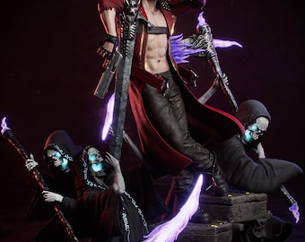 Estatua de Dante – Figura coleccionable de Devil May Cry 3