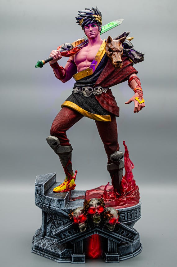 Zagreus Statue | Hades Game Fan Art Figure ~30cm | Underworld