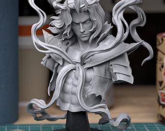 Бюст Виего / Статуэтка фаната League of Legends ~20 см / Коллекционная вещь «Уничтоженный король»