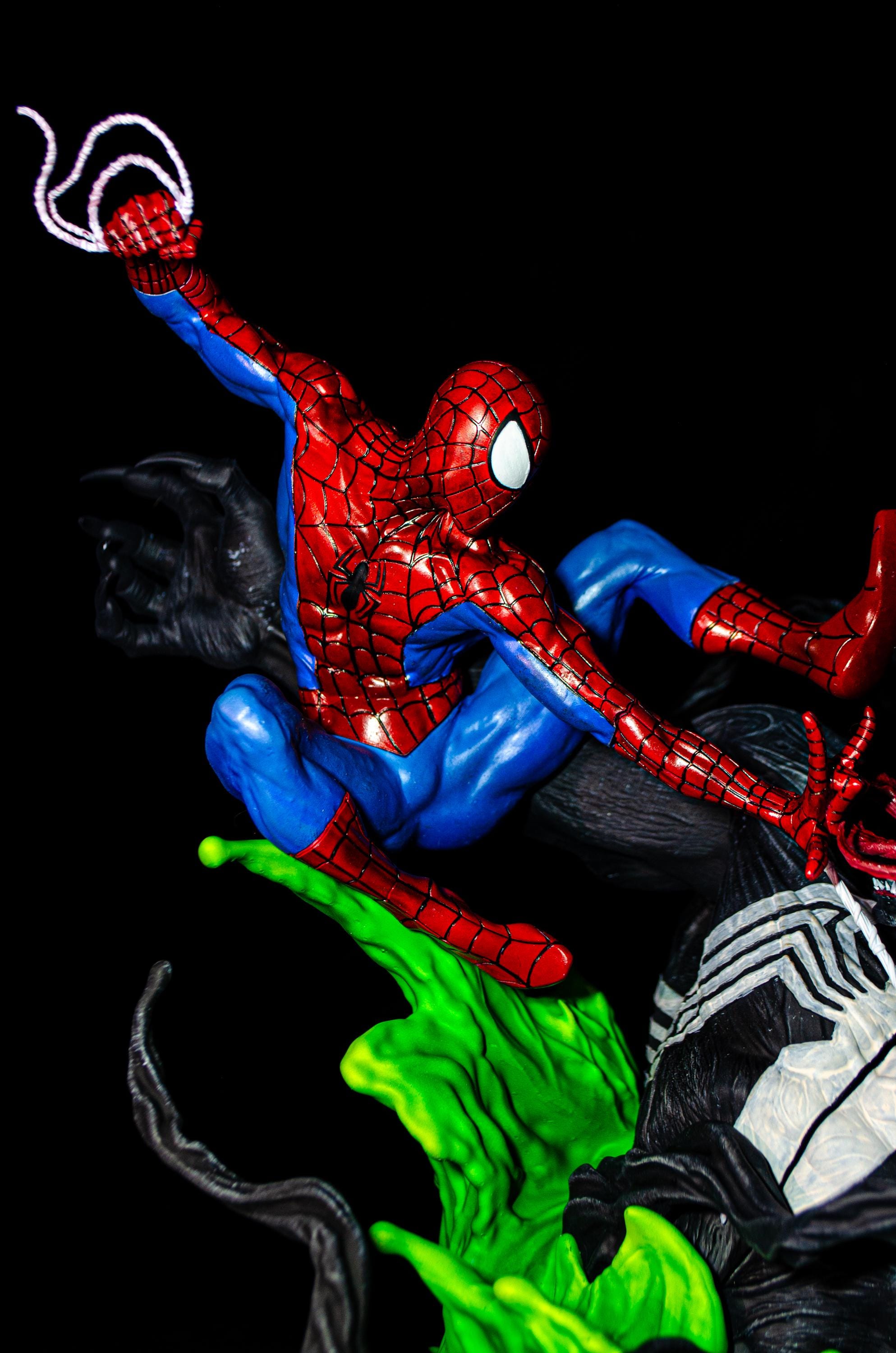 スパイダーマン スタチュー スパイダーマン スタチュー ジオラマ | マーベル ファンアート