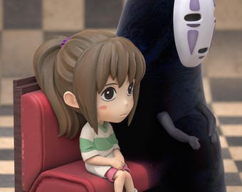 スタジオジブリ 千と千尋の神隠し 顔なしカオナシ 正規品フィギュア