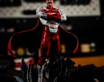 Estatua de Omni-Man / Figura de fan art invencible ~30 cm / Héroe de Viltrumite